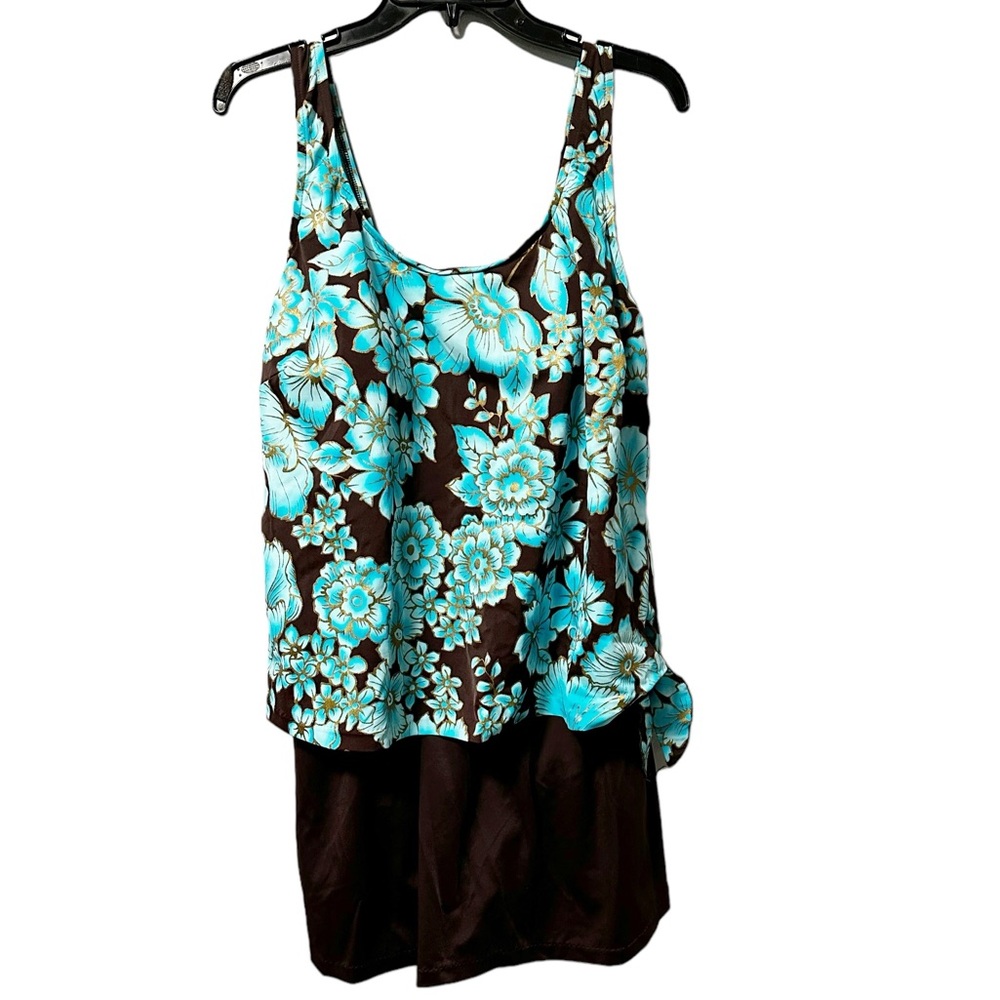 EUC one piece plus size swimsuit size 24